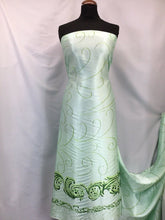 Load image into Gallery viewer, NEW High Class Designer Italian Greens Nature Satin Print Fabric Art Material