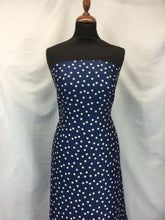 Load image into Gallery viewer, NEW High Class Designer Dusky Pink Polka Dots Soft Satin Print Fabric Material