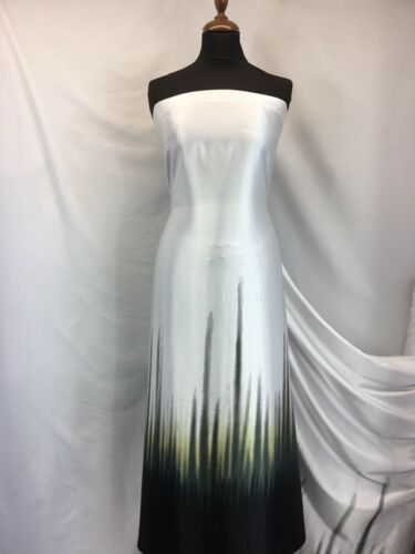 NEW Beautiful Designer Multicoloured Illuminate Satin Print Fabric 44