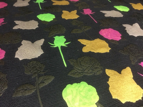 NEW Fabulous High Class Designer Floral Jacquard Brocade Fabric Garment 58