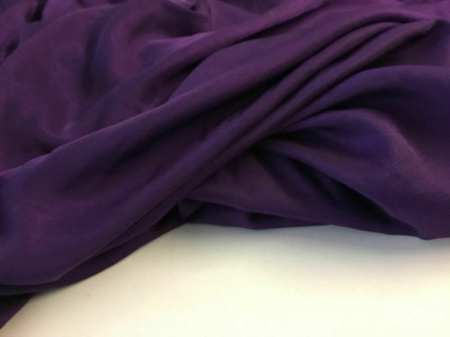 NEW Purple Colour Silk / Viscose Fabric 59