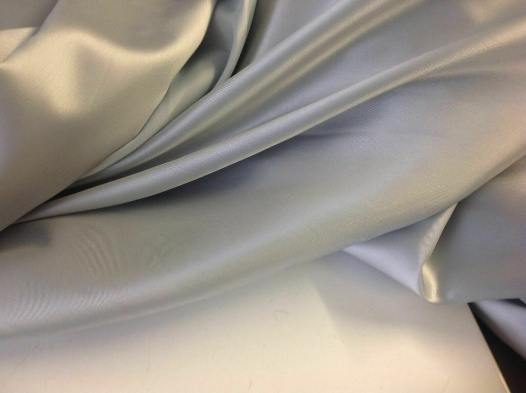 Beautiful Superior Silky Light Silver Lining Fabric 55