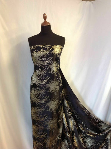 NEW Silky BROCADE GORGEOUS JACQUARD Fabric 44