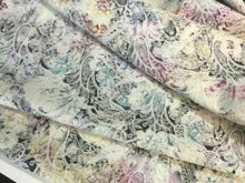 Load image into Gallery viewer, New High Class Multicolored Embossed Paisley Floral Jacquard Brocade Fabric