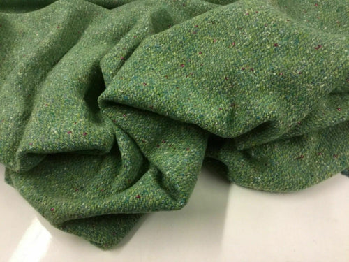 New High Class Multicolored Wool Lurex Boucle Fabric 61