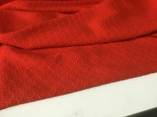 Load image into Gallery viewer, NEW High Class Designer Red Colour Jacquard Elastane Fabric 53’’ 136 cm Material