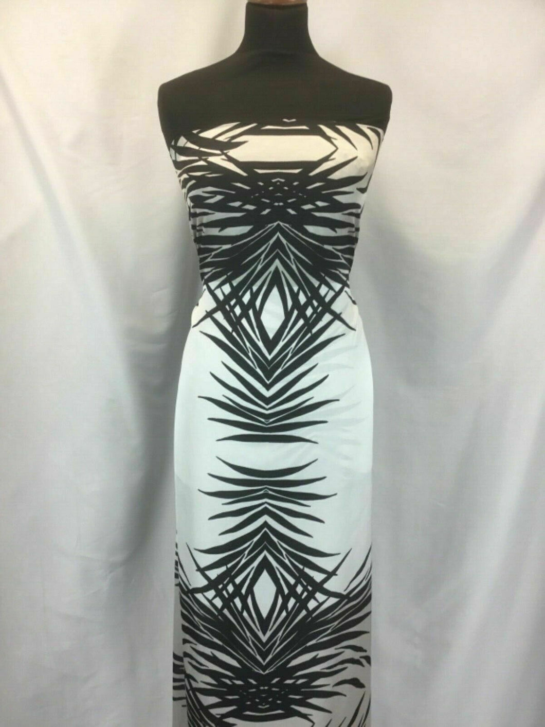 New High Class Designer Panel Border Satin Print Fabric Dress Material Garment