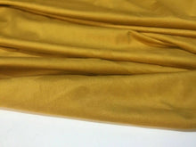 Load image into Gallery viewer, NEW High Class Designer Mustard Colour Suede Spandex Stretch Fabric Valentino DG