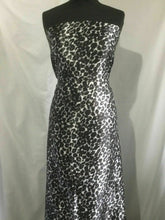 Load image into Gallery viewer, NEW High Class Designer Multicoloured Silky Soft Satin Leopard Print Fabric 5