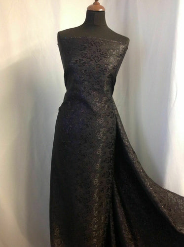 NEW Italian Silky BROCADE GORGEOUS JACQUARD LUREX Fabric Dress Film Costume Art