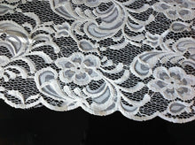 Load image into Gallery viewer, NEW High Class Designer Ivory Stretch Net Guipure Floral Scalp Lace Fabric Off W