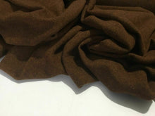 Load image into Gallery viewer, New High Class Designer 100% Wool Cinnamon Colour Fabric 62&quot; Garment Material