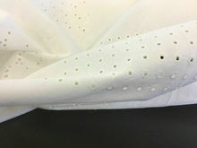 Load image into Gallery viewer, NEW White 100% Cotton Anglaise Multi broidery Ring Holes Fabric Dry Lace