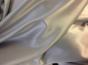 Beautiful Superior Silky Light Silver Lining Fabric 55"141cm Cloth Craft Saw Art