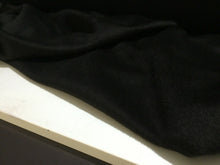 Load image into Gallery viewer, NEW Jet Black High Class Designer Mohair Cashmere Wool Fabric Material Garment