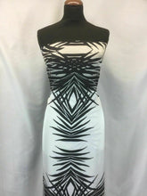 Load image into Gallery viewer, New High Class Designer Panel Border Satin Print Fabric Dress Material Garment