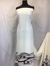 Load image into Gallery viewer, NEW Fabulous High Class Designer Border Satin Jacquard Print 44&quot; 112 cm Material
