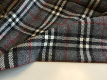 Load image into Gallery viewer, NEW Designer Multi Colour 100% Wool Check Fabric Material Garment Cloth Coat M