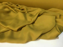 Load image into Gallery viewer, NEW High Class Designer Mustard Colour Chiffon Crepe Fabric Cloth Material