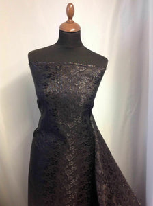 NEW Italian Silky BROCADE GORGEOUS JACQUARD LUREX Fabric Dress Film Costume Art