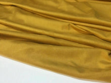 Load image into Gallery viewer, NEW High Class Designer Mustard Colour Suede Spandex Stretch Fabric Valentino DG