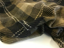 Load image into Gallery viewer, New High Class Designer Multicolored Check Heavy Wool Boucle Fabric Garment
