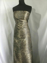 Load image into Gallery viewer, NEW High Class Designer Multicoloured Silky Soft Satin Leopard Print Fabric 4