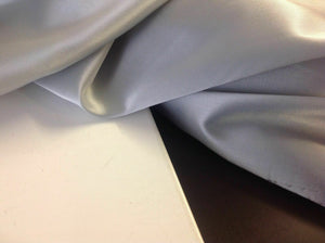 Beautiful Superior Silky Light Silver Lining Fabric 55"141cm Cloth Craft Saw Art