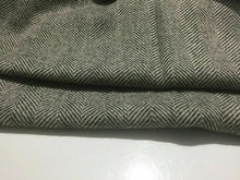 Load image into Gallery viewer, New Highest Quality 100% Wool Herringbone Overcoat Weight Fabric Made in England