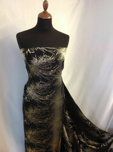 NEW Silky BROCADE GORGEOUS JACQUARD Fabric 44" 113cm Dress Film Costume Art NEW