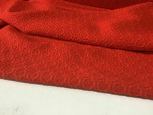 Load image into Gallery viewer, NEW High Class Designer Red Colour Jacquard Elastane Fabric 53’’ 136 cm Material