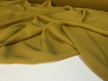 Load image into Gallery viewer, NEW High Class Designer Mustard Colour Chiffon Crepe Fabric Cloth Material