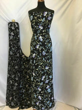 Load image into Gallery viewer, NEW Beautiful Designer German Viscose Floral Print Fabric 58&#39;&#39; 149 cm Dress Art