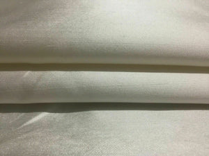 New Heavy Satin Ivory Colour 100% Silk Dupion Slub Fabric For 1/2 Half Metre