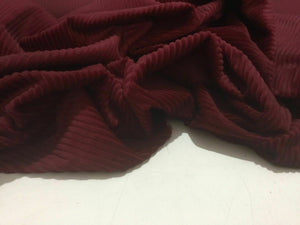 NEW High Class Designer Maroon Colour Jumbo Corduroy Fabric 44'' 112 cm Material