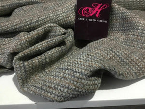 New Hand Woven Multicoloured Harris Tweed 100% Wool High Class Fabric 28” 73 cm