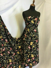 Load image into Gallery viewer, NEW Beautiful Designer German Viscose Floral Print Fabric 58&#39;&#39;149 cm Dress Art