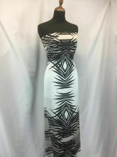 Load image into Gallery viewer, New High Class Designer Panel Border Satin Print Fabric Dress Material Garment