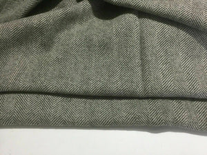 New Highest Quality 100% Wool Herringbone Overcoat Weight Fabric Made in England