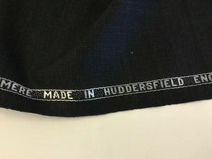 NEW Luxury Cool Wool Cashmere Made In Huddersfield England Check Suiting Fabric
