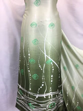 Load image into Gallery viewer, New High Class Designer Silky Satin Border Greek Ocean Print Fabric 44&quot; 112 cm