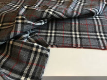 Load image into Gallery viewer, NEW Designer Multi Colour 100% Wool Check Fabric Material Garment Cloth Coat M