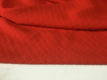 Load image into Gallery viewer, NEW High Class Designer Red Colour Jacquard Elastane Fabric 53’’ 136 cm Material