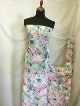 Load image into Gallery viewer, Beautiful Multicolour Chiffon Georgette Summer Floral Print Fabric 59&quot; 151cm She