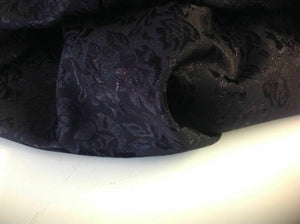 NEW Italian Silky BROCADE GORGEOUS JACQUARD LUREX Fabric Dress Film Costume Art