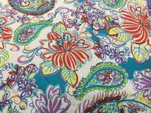 Load image into Gallery viewer, NEW Designer Multicoloured Floral Crinkle Chiffon Print Fabric Cloth Material