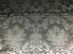 NEW Italian Designer Reversible Damask BROCADE GORGEOUS JACQUARD LUREX Fabric