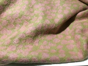 New High Class Multicolored Dalmatians Mohair Wool Fabric Seen On Catwalk 53”