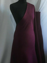 Load image into Gallery viewer, New High Class Designer Plum Heavy Jacquard Brocade Shiny Cloque Fabric
