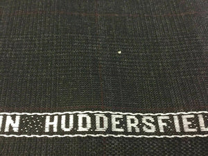 NEW Luxury Cool Wool Cashmere Made In Huddersfield England Check Suiting Fabric